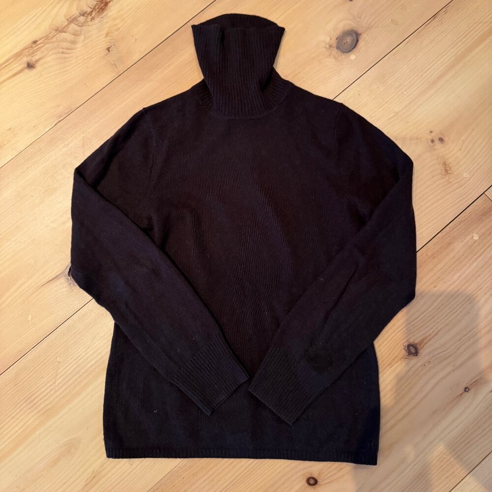 Women's Large 100% Cashmere J.Crew Turtleneck